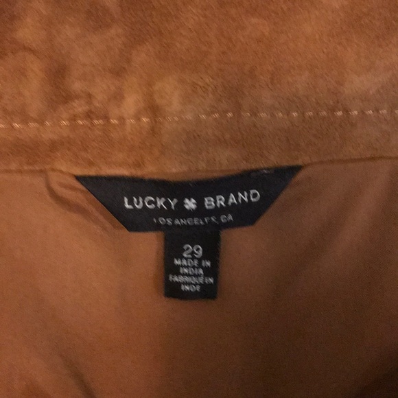 Lucky brand suede skirt - Picture 4 of 6